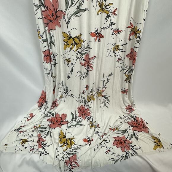 Rachel Pally Sleeveless Caftan Maxi Dress - Xs Rose Ivory Floral Print Vacation - Picture 7 of 8